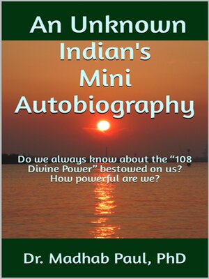 cover image of An Unknown Indian's Mini Autobiography